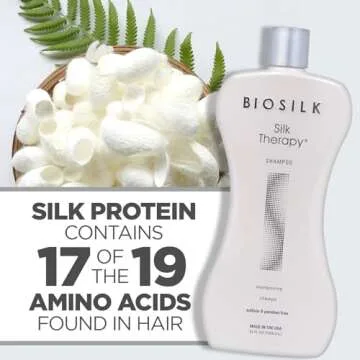 BioSilk Silk Therapy Shampoo for Healthy Shiny Hair 34 Oz