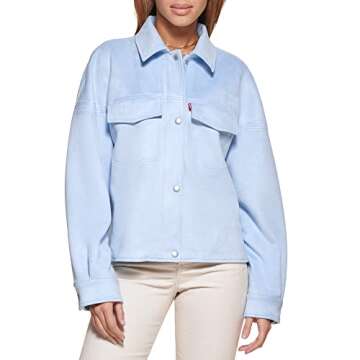 Levi's Women's Soft Faux Suede Shorty Trucker