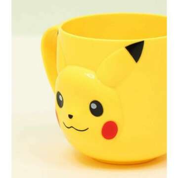 Pikachu 3D Mug - Fun Plastic Handle Cup - 280ml