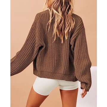 Stylish Women's Fall Crop Cardigan - Comfortable & Cozy