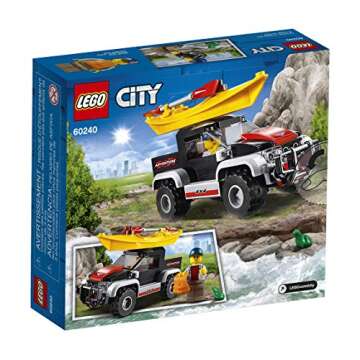 LEGO City Great Vehicles Kayak Adventure 60240 Building Kit (84 Pieces)
