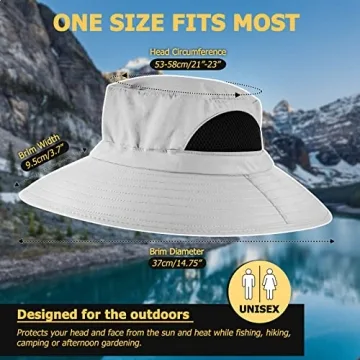 Ordenado Women’s Sun Hat Waterproof UV Protection for Summer