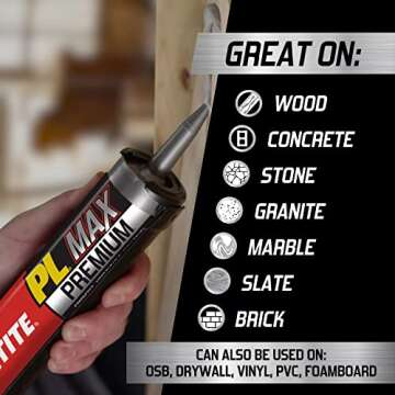 Loctite PL Premium Max Construction Adhesive for Strong Bonds
