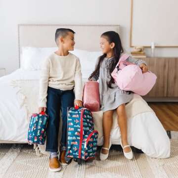 Wildkin Kids Overnighter Duffel Bags for Boys & Girls, Perfect for Early Elementary Sleepovers Duffe...