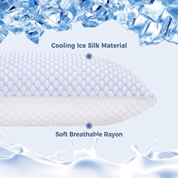 OSBED Cooling Memory Foam Pillows - Adjustable Comfort Set