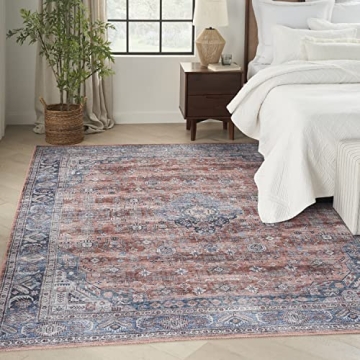 Nourison Brilliance Vintage Rug 7'10" x 9'10" Easy Clean