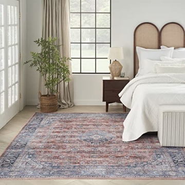 Nourison Brilliance Vintage Rug 7'10" x 9'10" Easy Clean