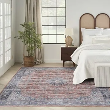 Nourison Brilliance Vintage Rug 7'10" x 9'10" Easy Clean