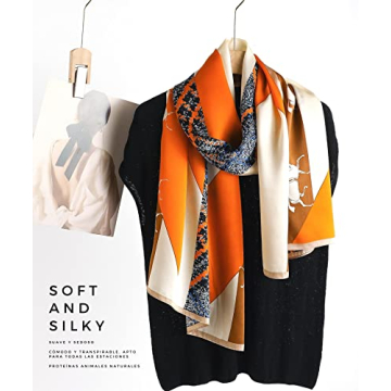 Elegant PoeticEHome Mulberry Silk Scarf for All Occasions