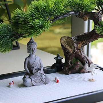 Japanese Zen Garden Kit for Desk - Relaxation Decor Gift