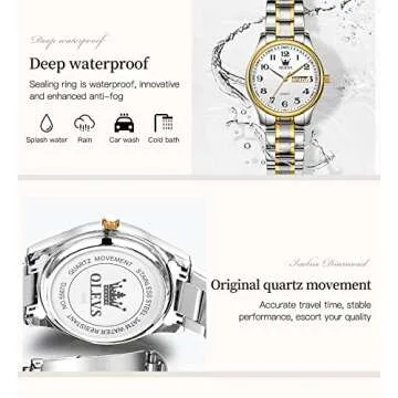 OLEVS Women’s Waterproof Wrist Watch - Stylish and Reliable
