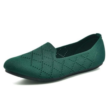 poemlady Women’s Comfortable Ballet Flats Memory Foam Knit