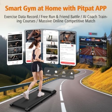 DeerRun Smart Walking Pad 2 in 1 Under Desk Treadmill