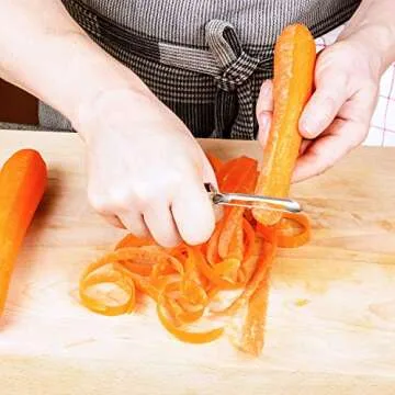 Mudder Stainless Steel Vegetable Peelers Set of 5 for Easy Kitchen Use