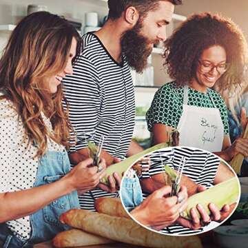 Mudder Stainless Steel Vegetable Peelers Set of 5 for Easy Kitchen Use