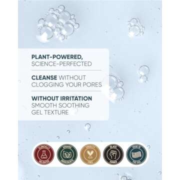 Buttah Skin by Dorion Renaud Facial Cleanser 3.4oz - Clarifying Face Wash - Oil & Dirt Extracting Wash - Daily Cleansing - Naturally Based - Face Wash for Melanin Rich Skin - Black