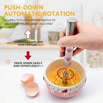 Stainless Steel Eggbeater for Effortless Mixing and Whisking