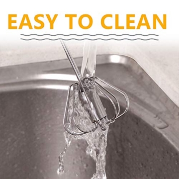 Stainless Steel Eggbeater for Effortless Mixing and Whisking