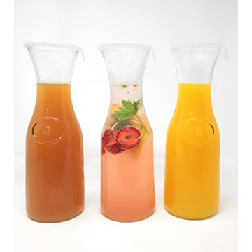 Tinker Spoon Ash 1L Glass Carafe Set with Silicone Lids
