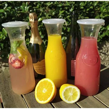 Tinker Spoon Ash 1L Glass Carafe Set with Silicone Lids