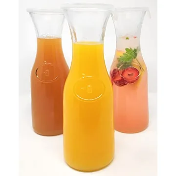 Tinker Spoon Ash 1L Glass Carafe Set with Silicone Lids
