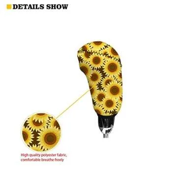 CLOHOMIN Classic Leopard Car Cover Set for Women's Cars