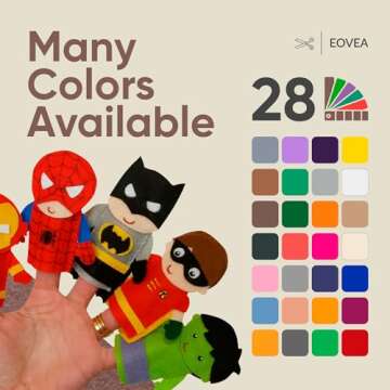 EOVEA Acrylic Felt Fabric by The Yard | Soft and Durable