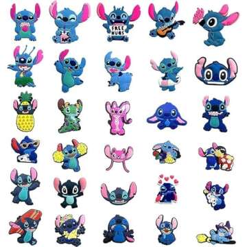 Luck Koi 1000 PCS Shoe Charms