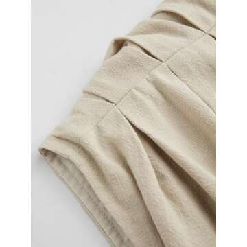 CIDER French Riviera V-Neck Ruched Corset Tank Top