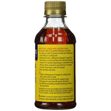 ZATARAINS Crab and Shrimp Boil Liquid, Concentrated, 8-Ounce