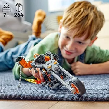 LEGO Marvel Ghost Rider Mech Bike - Fun Building Gift for Kids