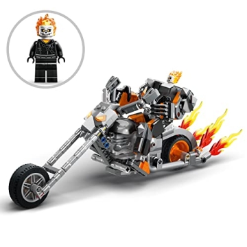 LEGO Marvel Ghost Rider Mech Bike - Fun Building Gift for Kids