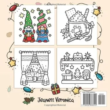 Cozy Girl Christmas Coloring Book Bold Easy Designs Adults Teens