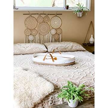 Original Cotton Rope Baby Changing Basket with Foam Pad & Organic Cover, Moses Basket, Changing Table Topper by Coastfully Yours | Farmhouse Nursery Decor | Boho Nursery Decor