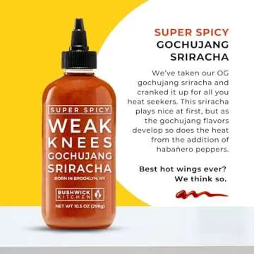 Weak Knees Super Spicy Gochujang Hot Sauce - Sriracha Blend