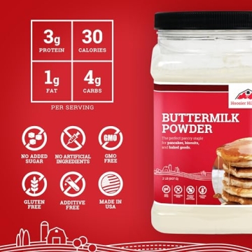 Buttermilk Powder from Hoosier Hill Farms - 1LB Pack