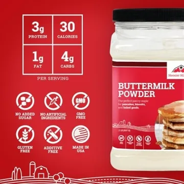 Buttermilk Powder from Hoosier Hill Farms - 1LB Pack