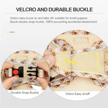 Mercano Dog Harness & Leash - No-Choke Design, Lightweight Comfort