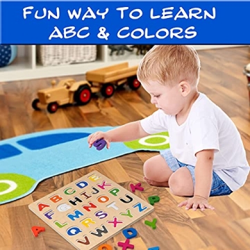 Magnetic Wooden ABC Puzzle for Early Learning Fun