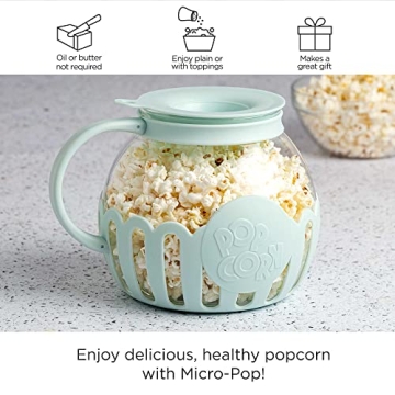 Ecolution Micro-Pop Healthy Glass Popcorn Maker