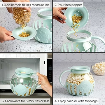 Ecolution Micro-Pop Healthy Glass Popcorn Maker