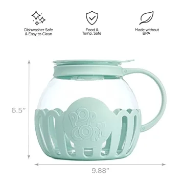 Ecolution Micro-Pop Healthy Glass Popcorn Maker