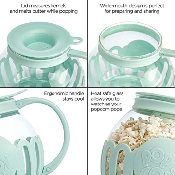 Ecolution Micro-Pop Healthy Glass Popcorn Maker