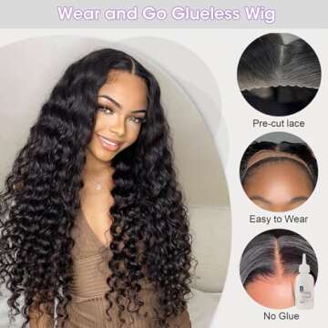 Luxury 26 Inch Human Hair HD Lace Front Wig for All