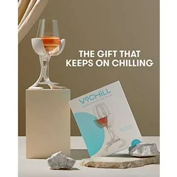VoChill Wine Chiller for Stemware | Unique Gift Idea
