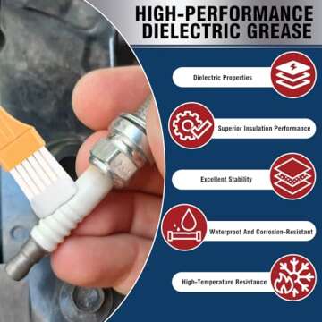 AstraVox Silicone Dielectric Grease for Electrical Connectors Automotive, Dialectric Grease with a B...