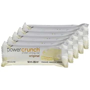 Power Crunch Vanilla Creme Protein Energy Bars, 5-pack