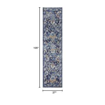 LR Home Indoor 2x9 Runner Rug for home decor | Turkish Rugs for Living Room, Bedroom, Playroom, Entr...