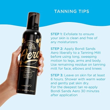 Bondi Sands Liquid Gold Self Tan Foam with Application Mitt