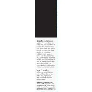 PCA SKIN Purifying Skin Care Face Mask - Cleansing Skincare Facial Mask Infused with Clay & Eucalyptus, Exfoliates Dead Skin Cells, Pores, Acne & Blackheads for a Healthier, Clear Complexion (2.1 oz)